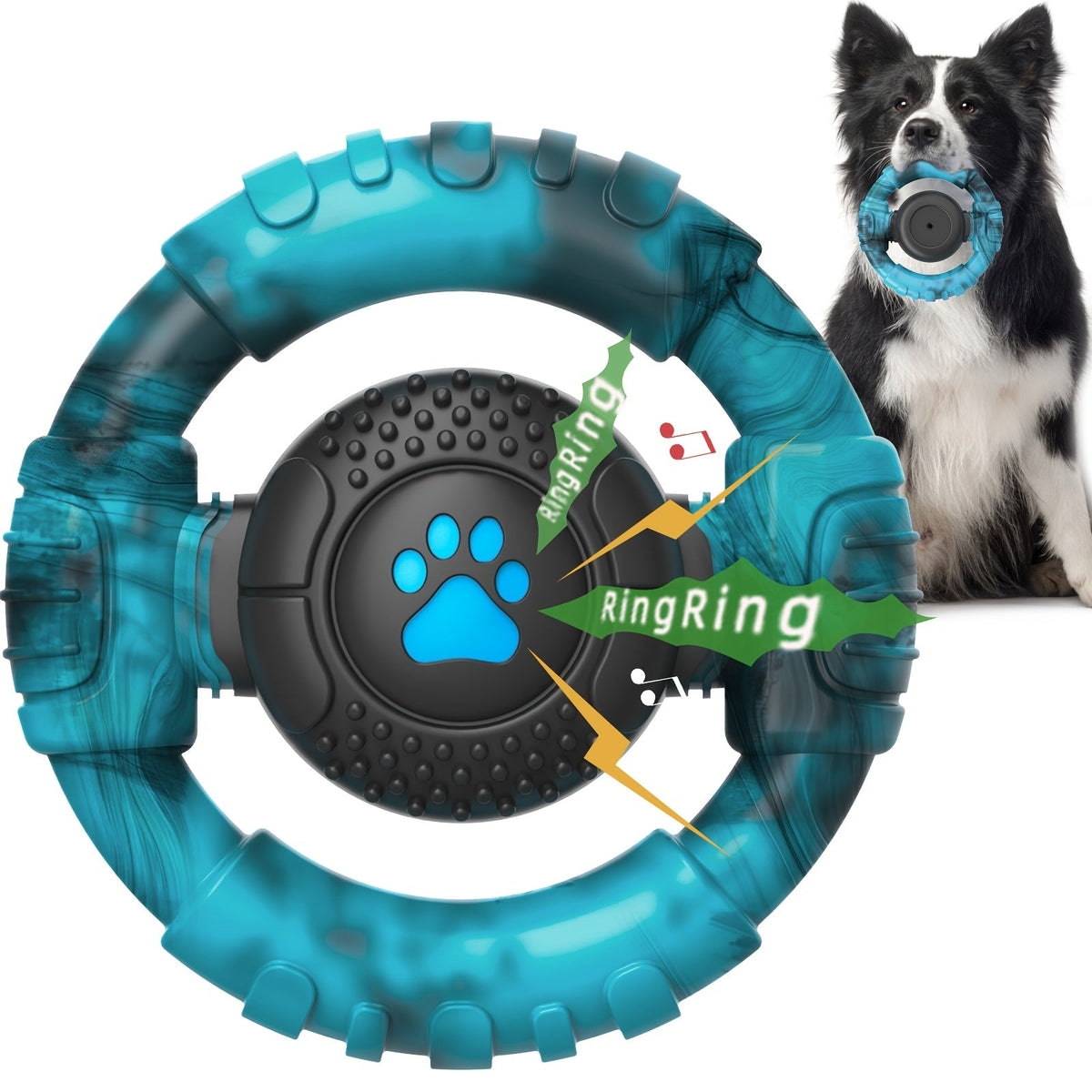 Steering Wheel Dog Chew Toy for Medium Dogs